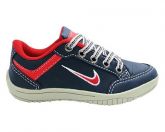 Sapatênis Infantil Nike Azul Marinho e Vermelho