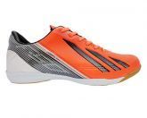 Tênis Adidas Futsal Adizero F50 Laranja e Cinza