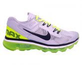 Tênis Nike Air Max 2013 Prata e Verde Limão