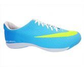 Tênis Futsal Nike Mercurial Vortex Azul Piscina