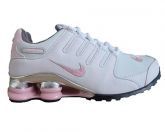 Tênis Nike Shox NZ Branco e Rosa